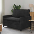 vidaXL Sofa Czarny 126 x 81 x 87,5 cm Welur