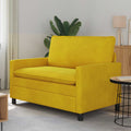 vidaXL Sofa żółty 126 x 81 x 87,5 cm Welur