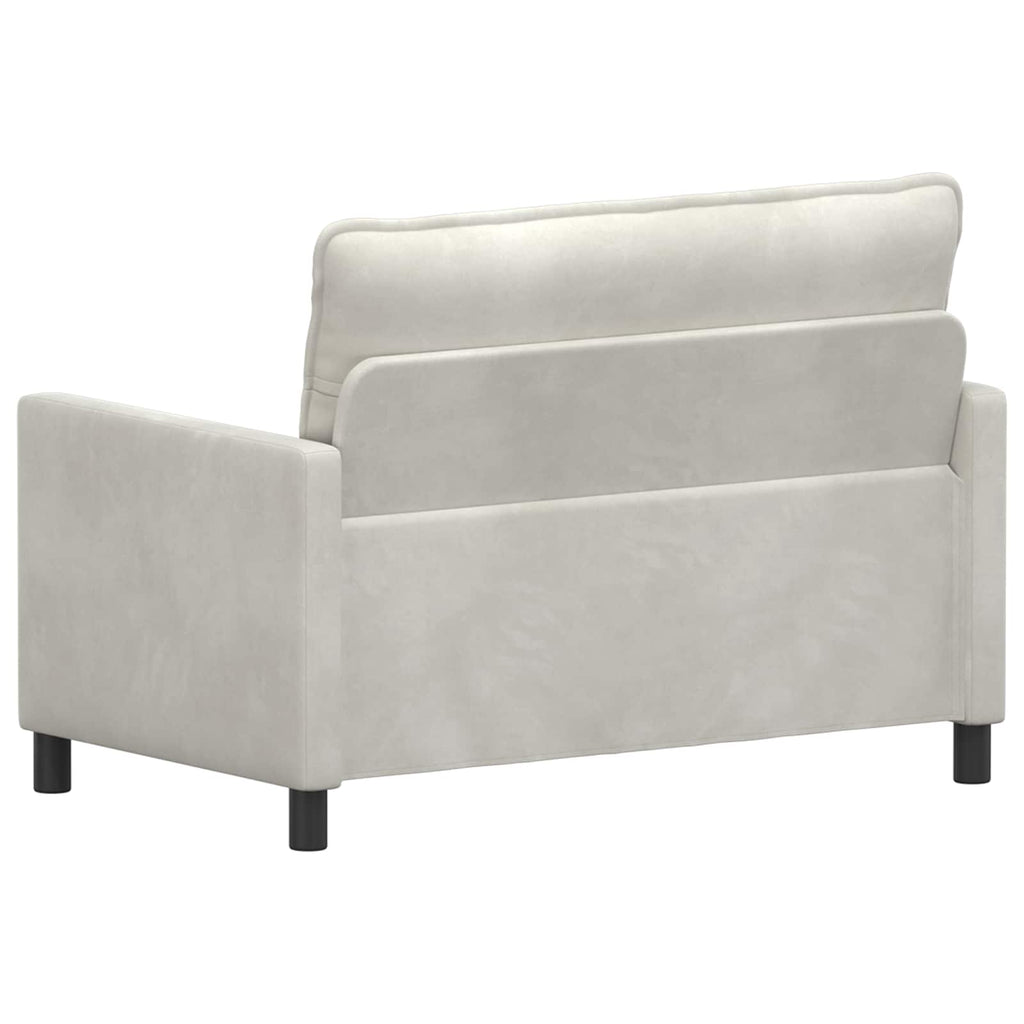 vidaXL Sofa kremowy 126 x 81 x 87,5 cm Welur
