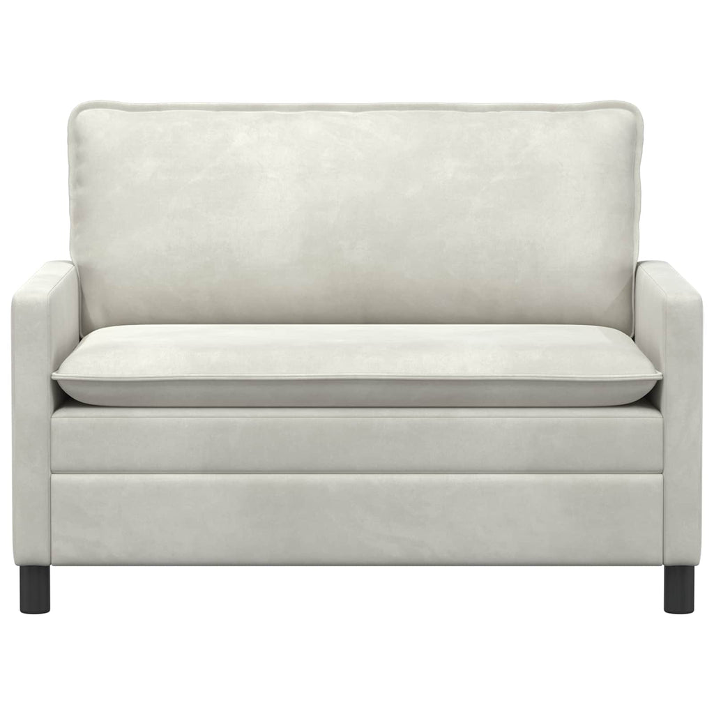 vidaXL Sofa kremowy 126 x 81 x 87,5 cm Welur