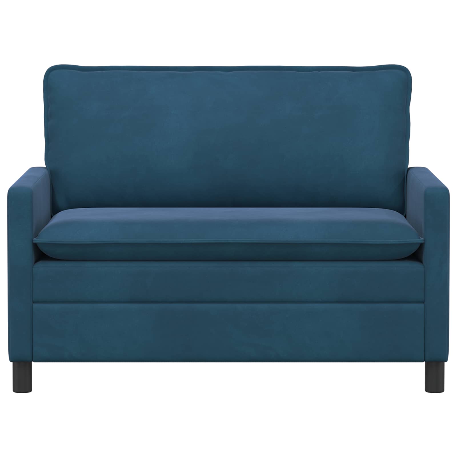 vidaXL Sofa niebieski 126 x 81 x 87,5 cm Welur