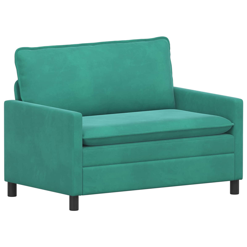 vidaXL Sofa Turkusowy 126 x 81 x 87,5 cm Welur