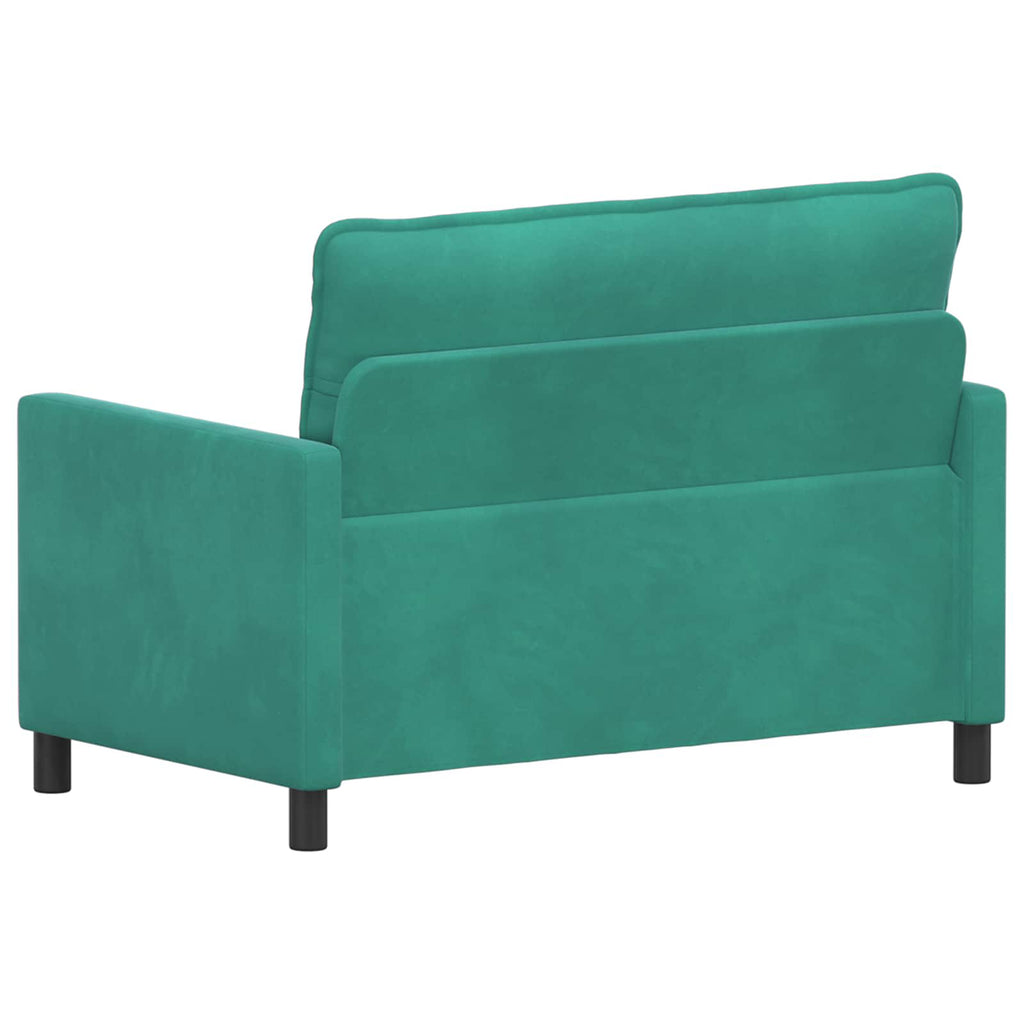 vidaXL Sofa Turkusowy 126 x 81 x 87,5 cm Welur