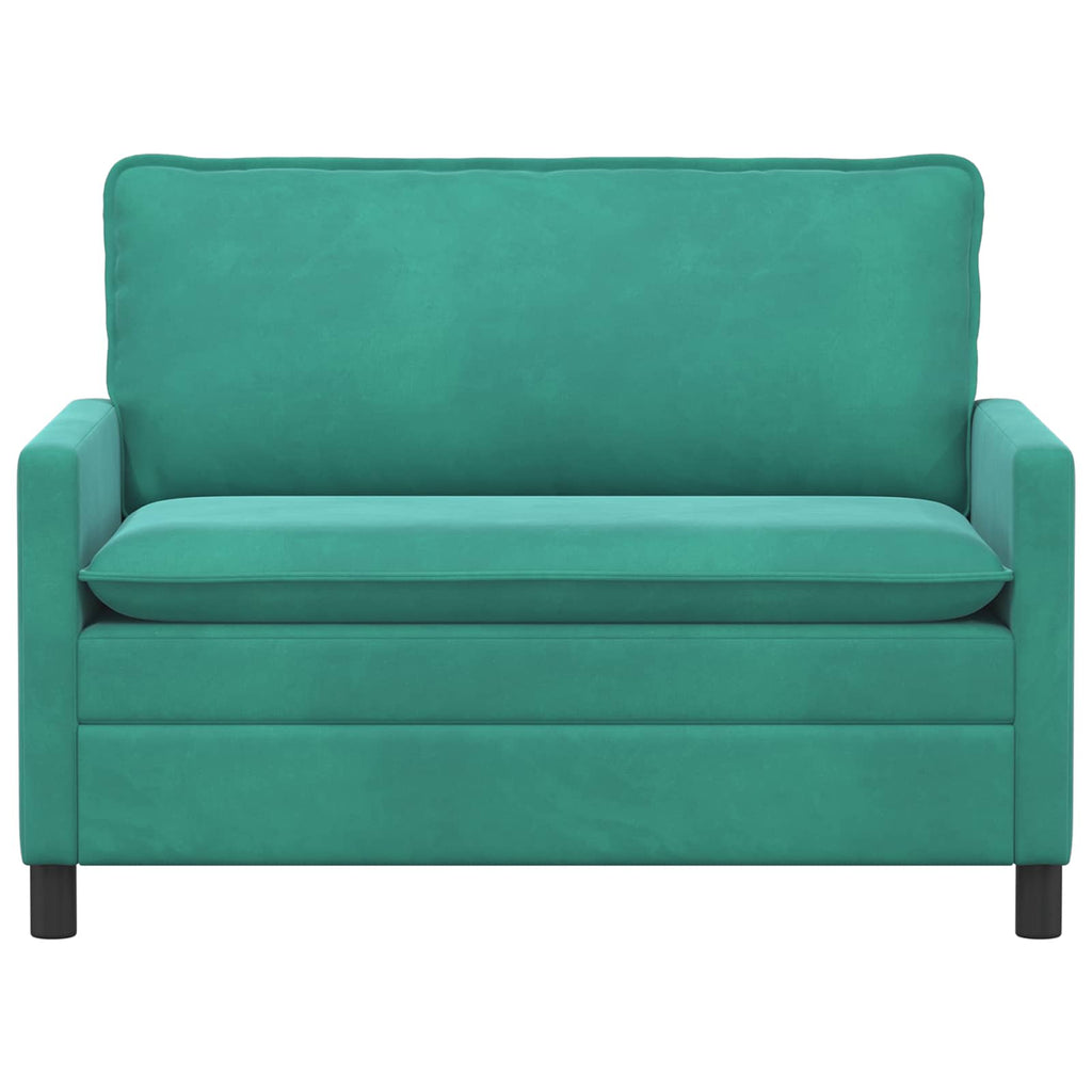 vidaXL Sofa Turkusowy 126 x 81 x 87,5 cm Welur