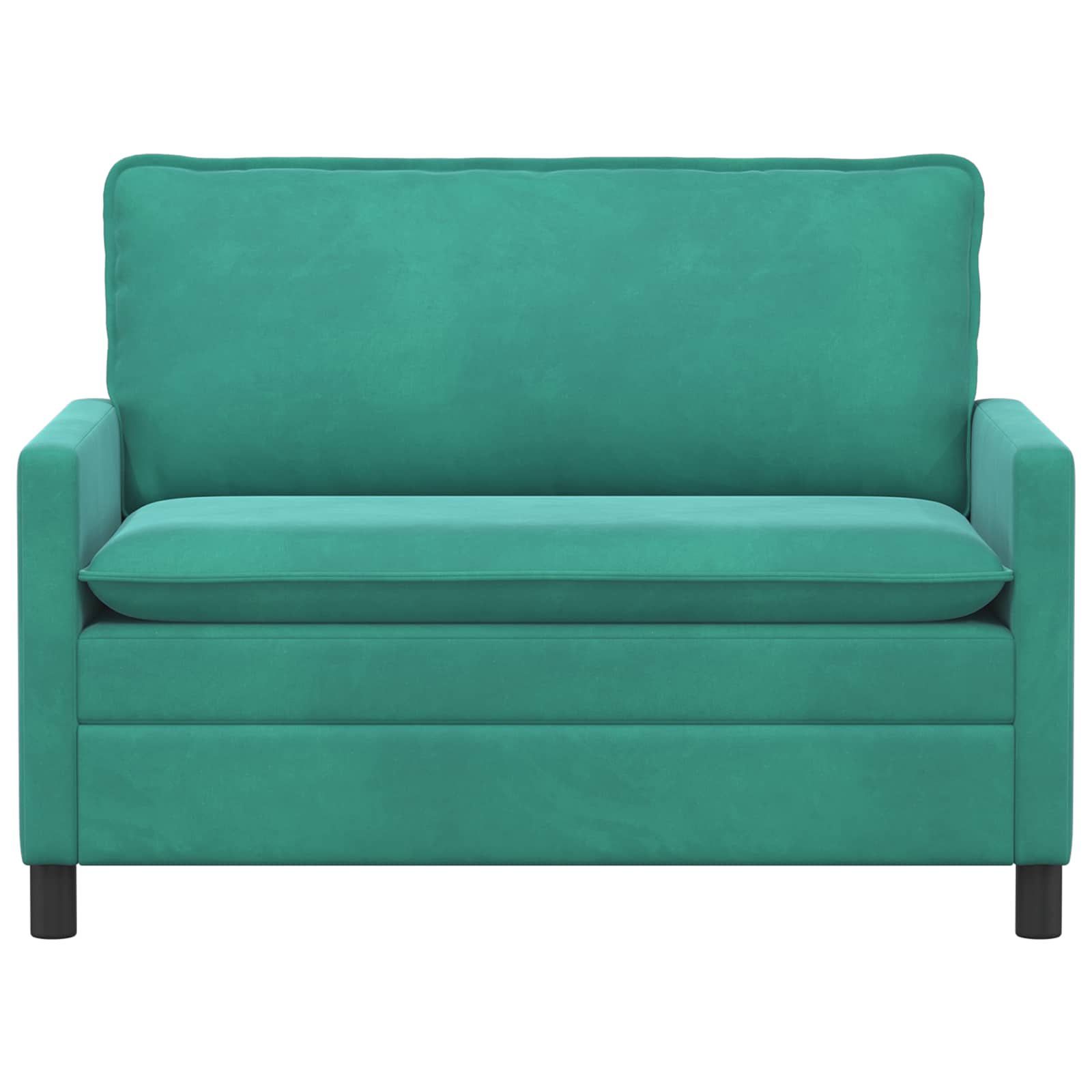 vidaXL Sofa Turkusowy 126 x 81 x 87,5 cm Welur