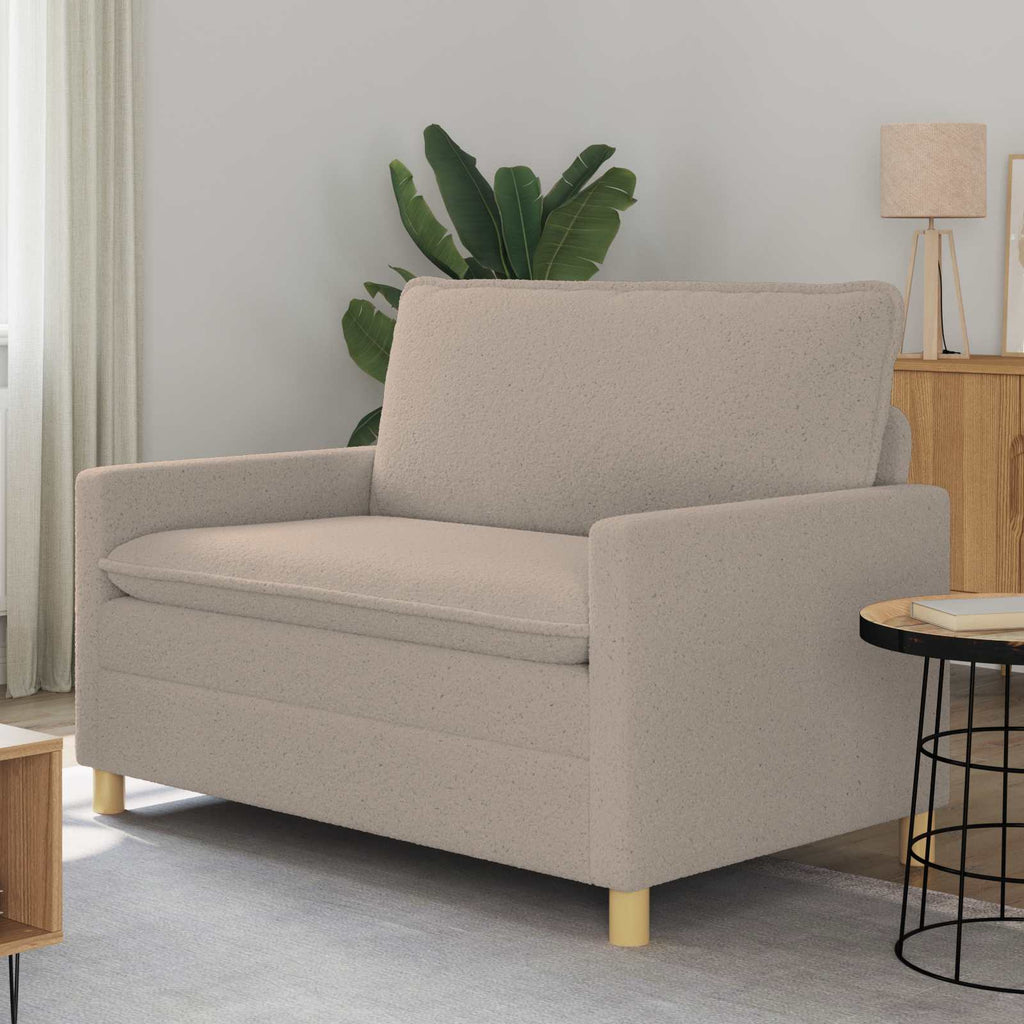 vidaXL Sofa jasnoszary 126 x 81 x 87,5 cm tkanina