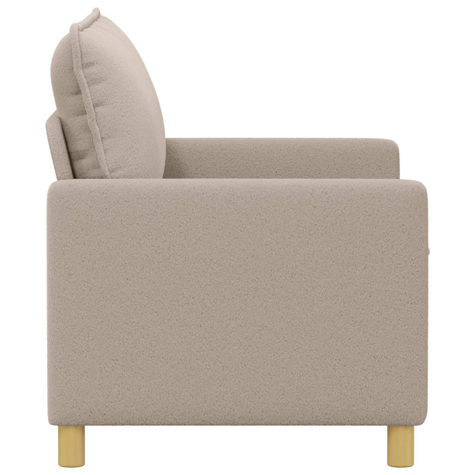 vidaXL Sofa jasnoszary 126 x 81 x 87,5 cm tkanina