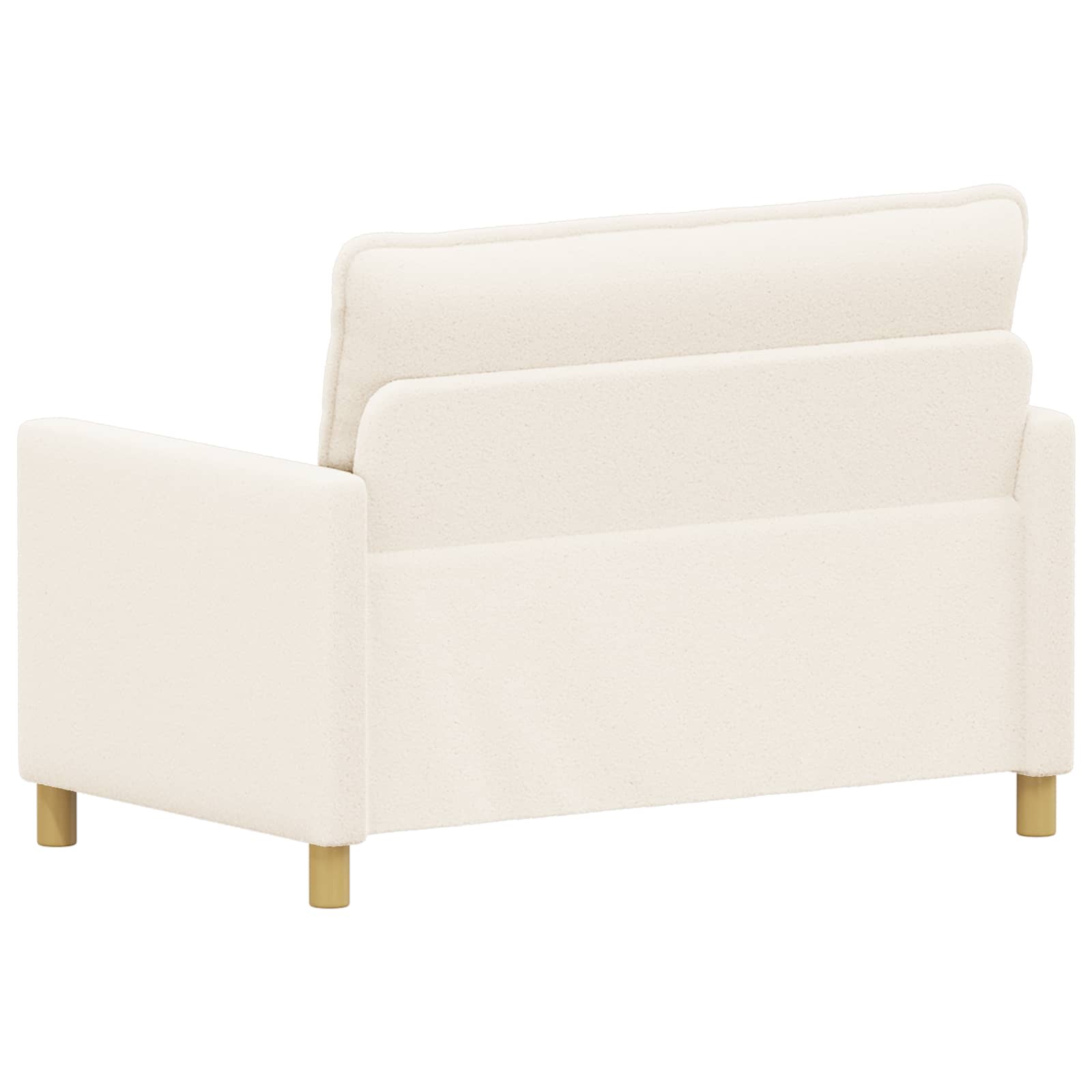 vidaXL Sofa kremowy 126 x 81 x 87,5 cm tkanina