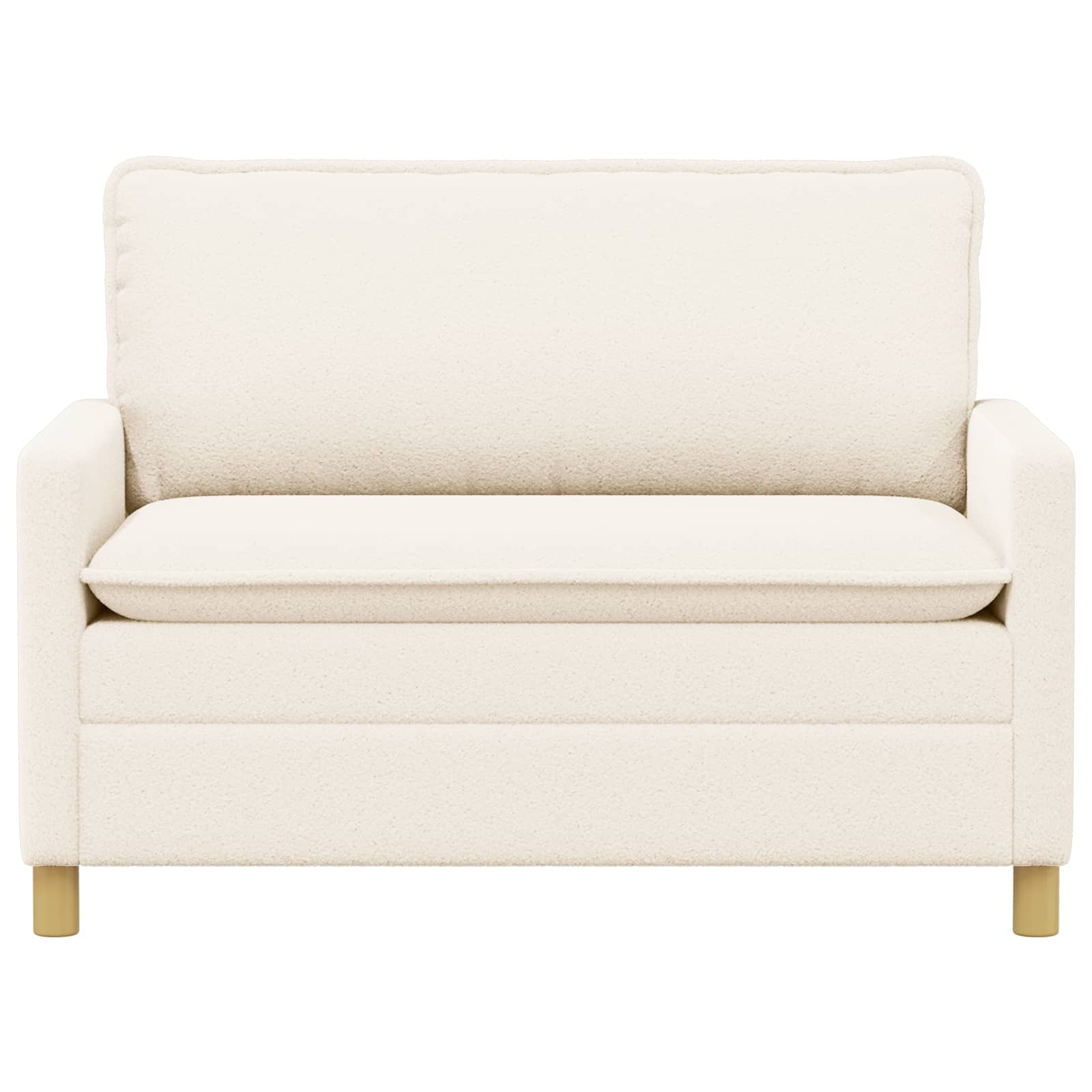 vidaXL Sofa kremowy 126 x 81 x 87,5 cm tkanina