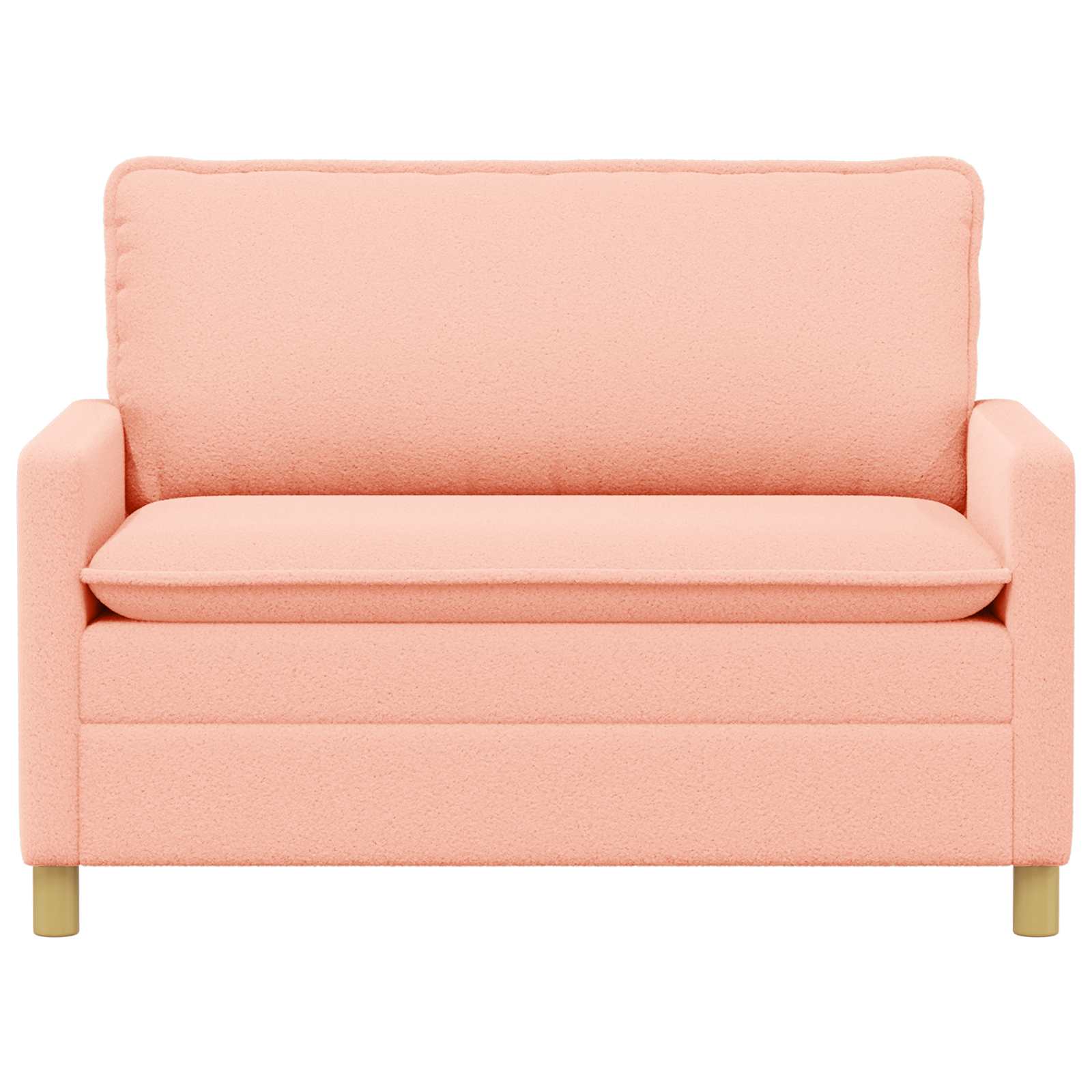 vidaXL Sofa różowy 126 x 81 x 87,5 cm tkanina