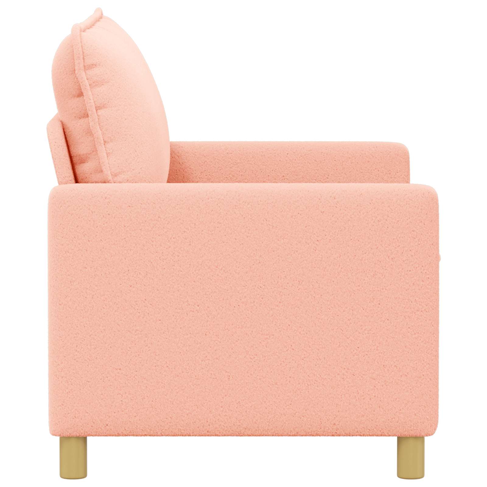 vidaXL Sofa różowy 126 x 81 x 87,5 cm tkanina