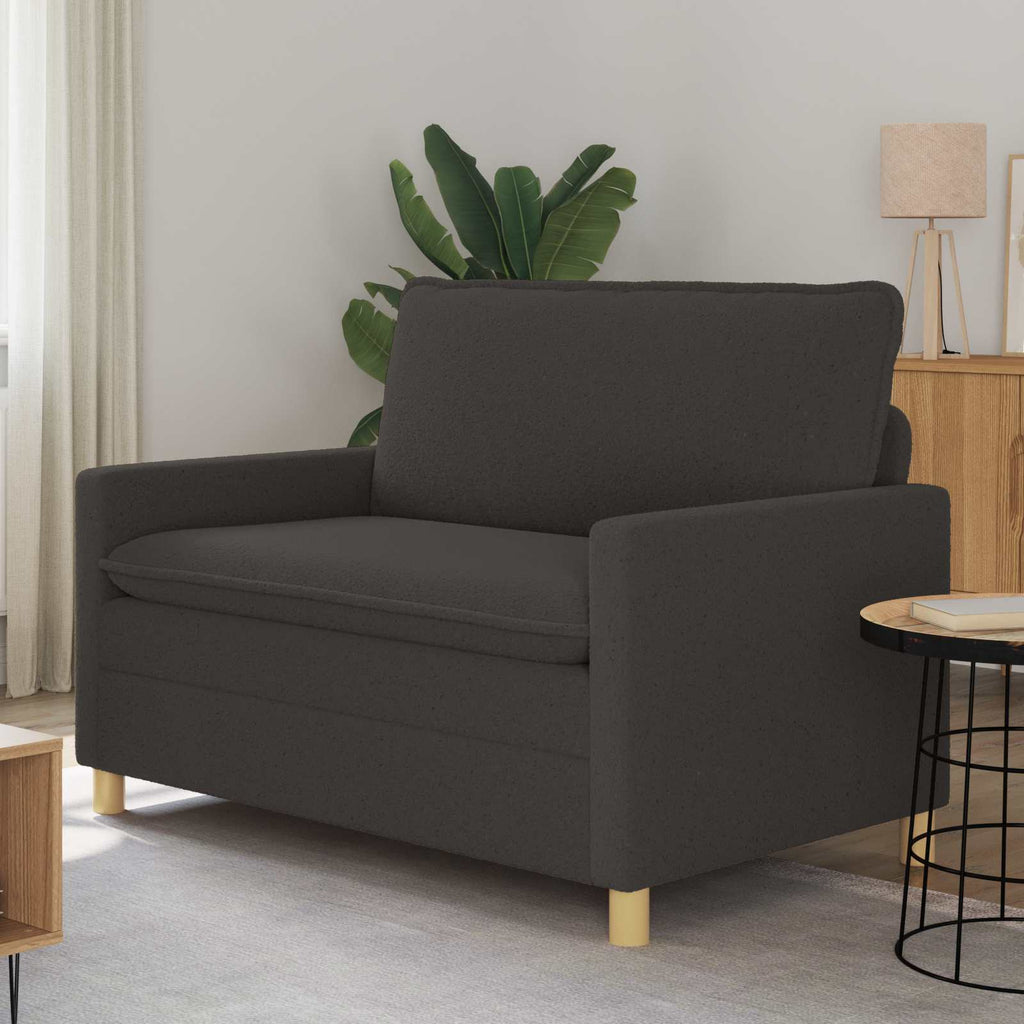 vidaXL Sofa ciemnoszary 126 x 81 x 87,5 cm tkanina