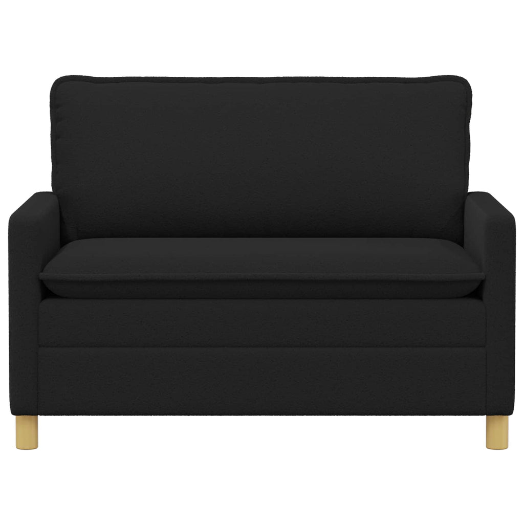 vidaXL Sofa Czarny 126 x 81 x 87,5 cm tkanina