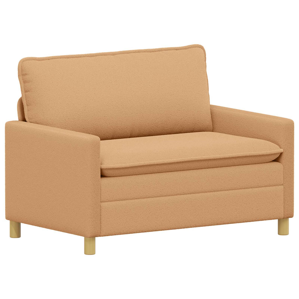 vidaXL Sofa Beżowy 126 x 81 x 87,5 cm tkanina