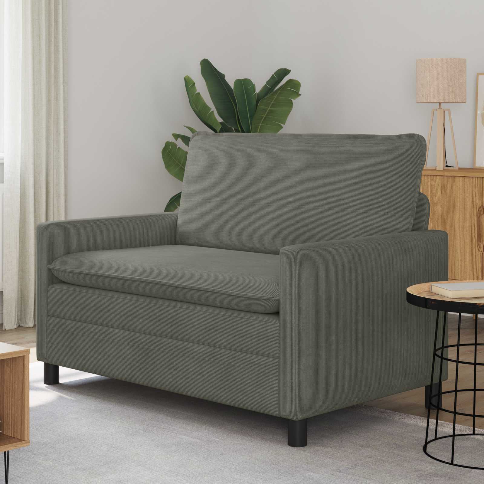 vidaXL Sofa jasnoszary 126 x 81 x 87,5 cm tkanina