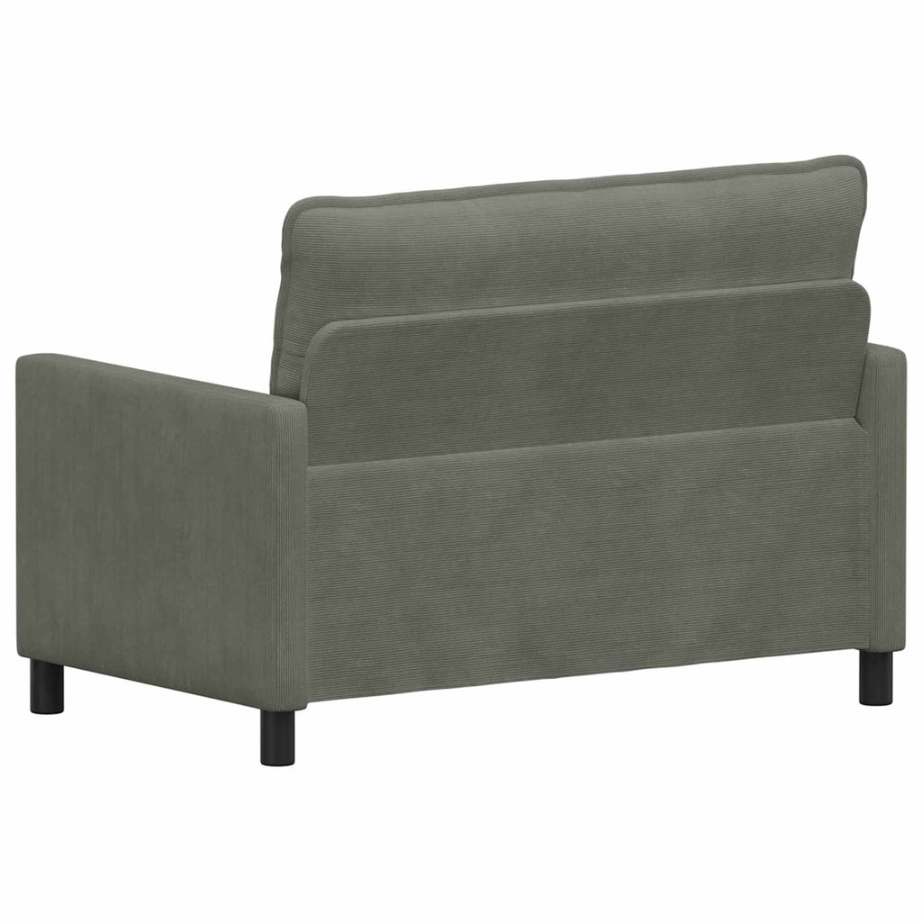 vidaXL Sofa jasnoszary 126 x 81 x 87,5 cm tkanina