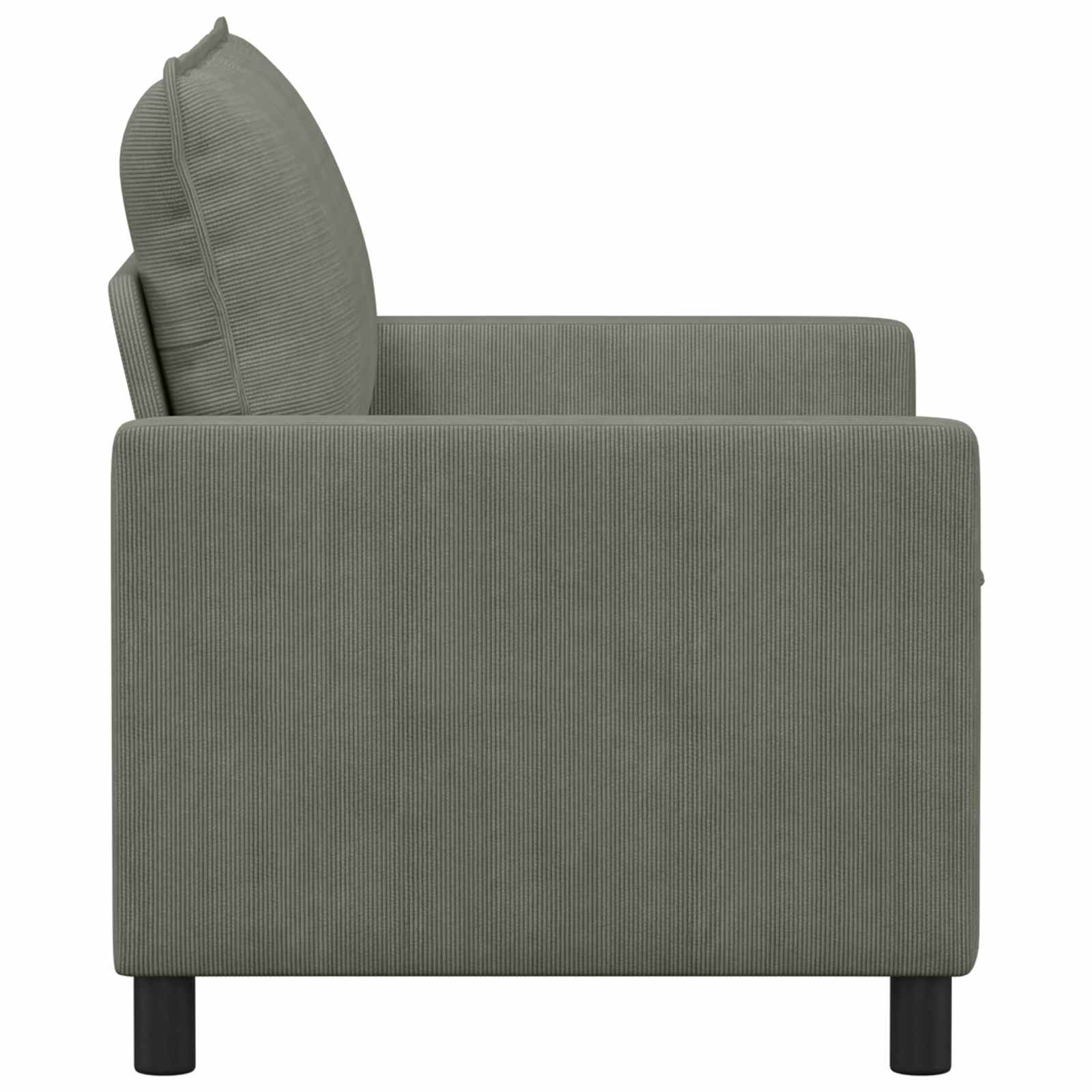 vidaXL Sofa jasnoszary 126 x 81 x 87,5 cm tkanina