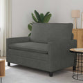 vidaXL Sofa ciemnoszary 126 x 81 x 87,5 cm tkanina