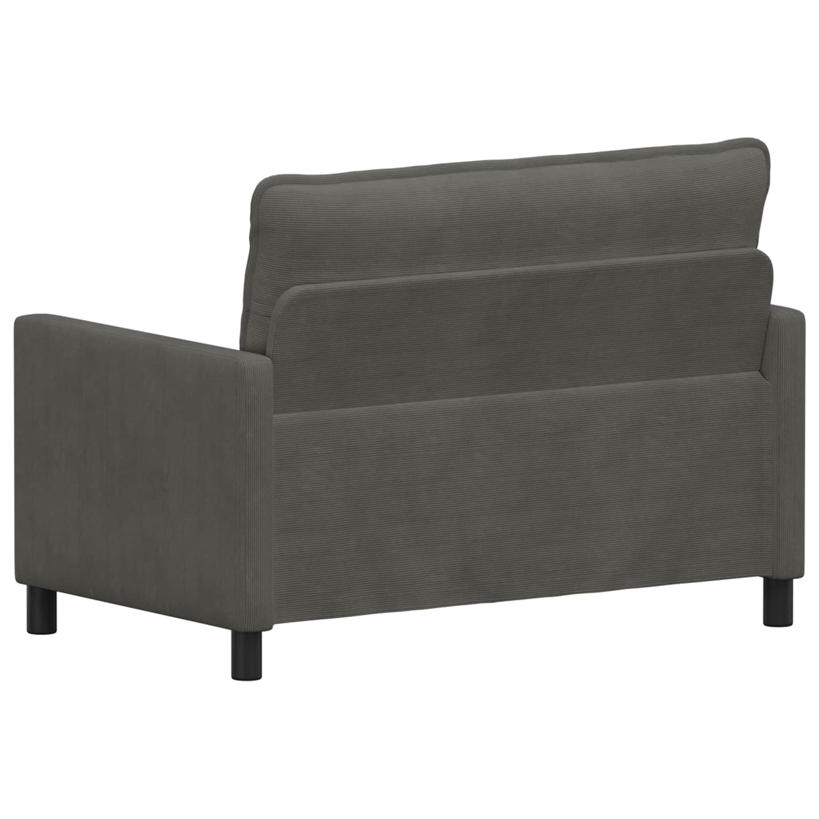 vidaXL Sofa ciemnoszary 126 x 81 x 87,5 cm tkanina