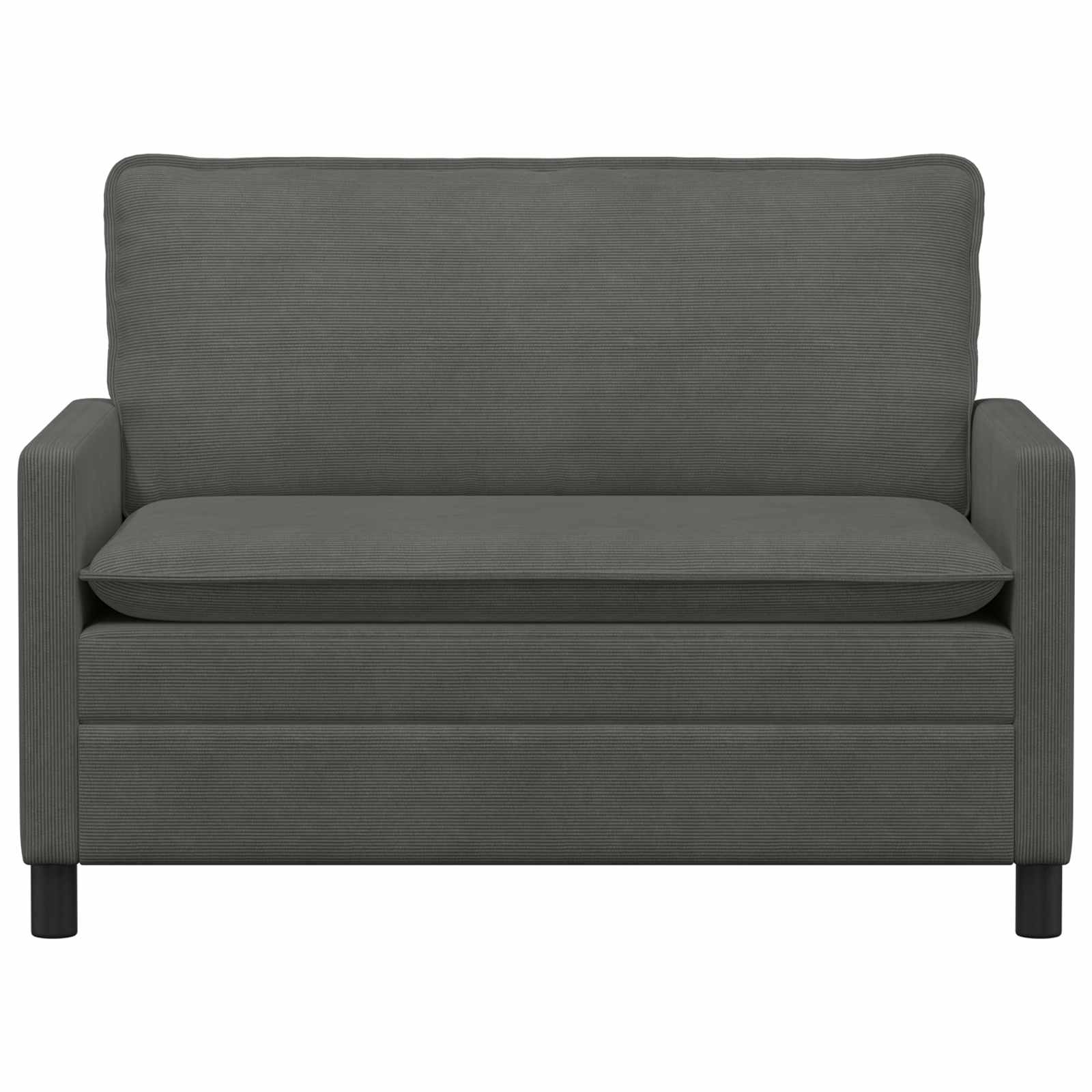 vidaXL Sofa ciemnoszary 126 x 81 x 87,5 cm tkanina