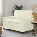 vidaXL Sofa kremowy 126 x 81 x 87,5 cm tkanina