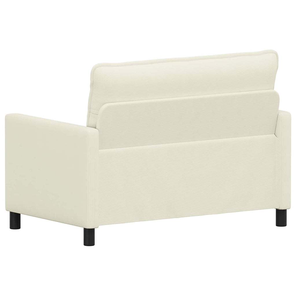 vidaXL Sofa kremowy 126 x 81 x 87,5 cm tkanina