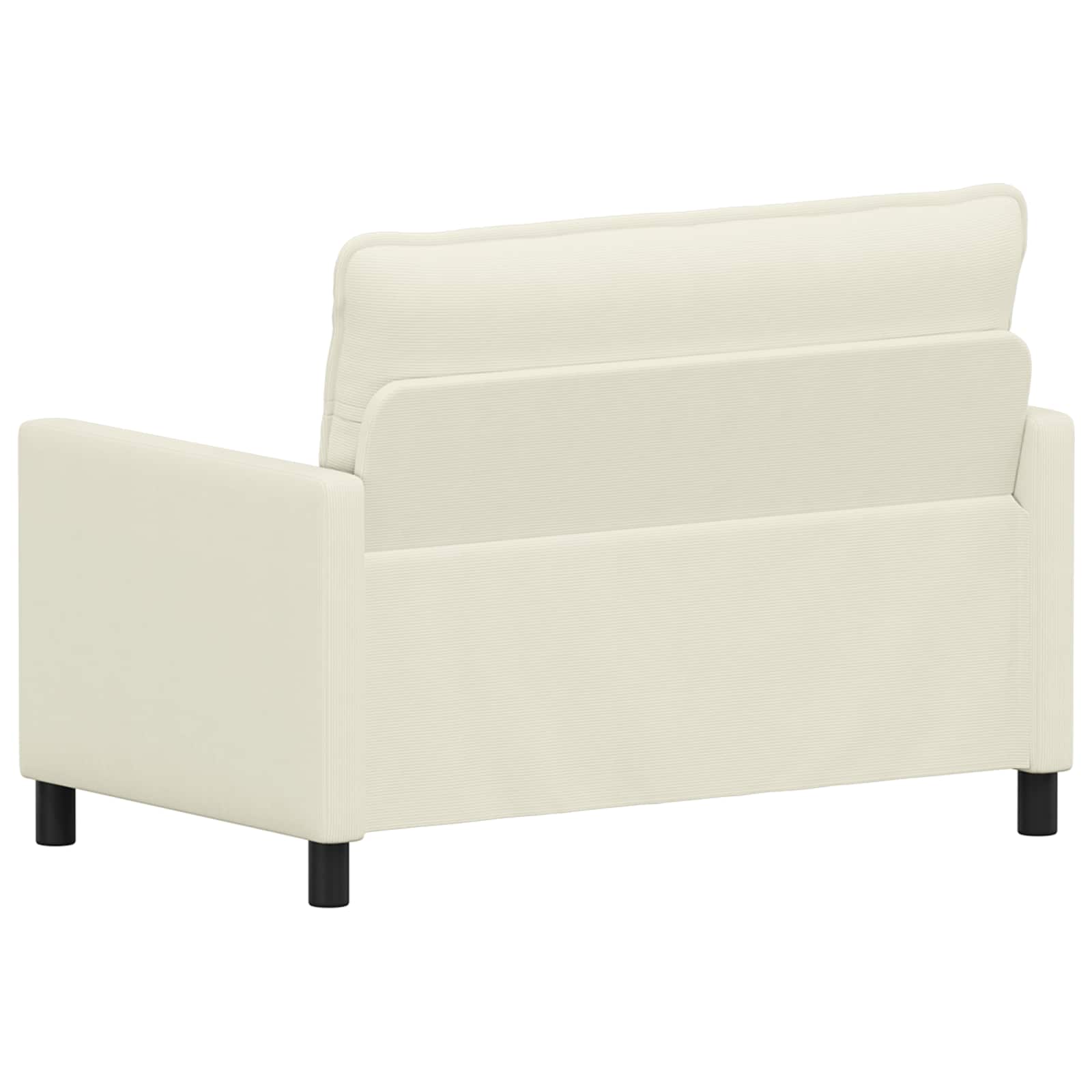 vidaXL Sofa kremowy 126 x 81 x 87,5 cm tkanina