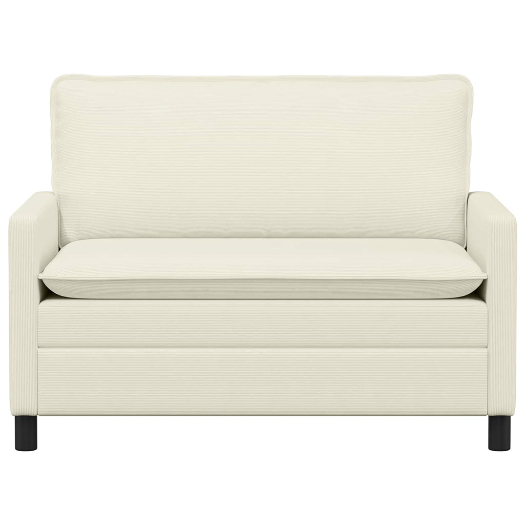 vidaXL Sofa kremowy 126 x 81 x 87,5 cm tkanina