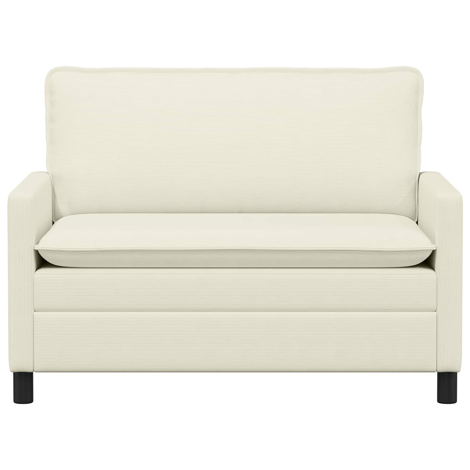 vidaXL Sofa kremowy 126 x 81 x 87,5 cm tkanina