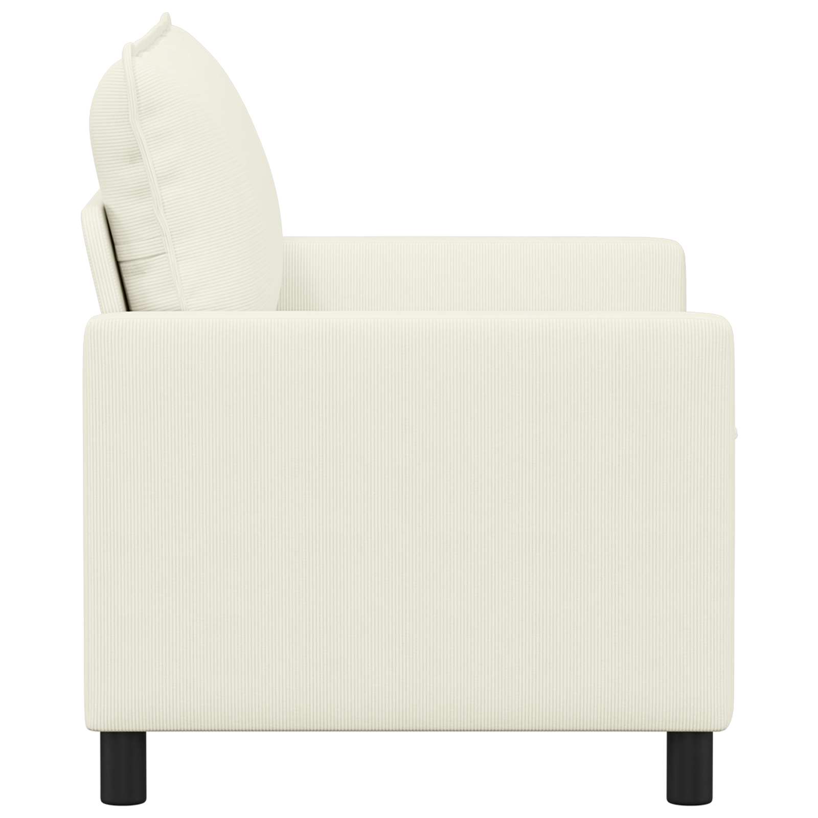 vidaXL Sofa kremowy 126 x 81 x 87,5 cm tkanina