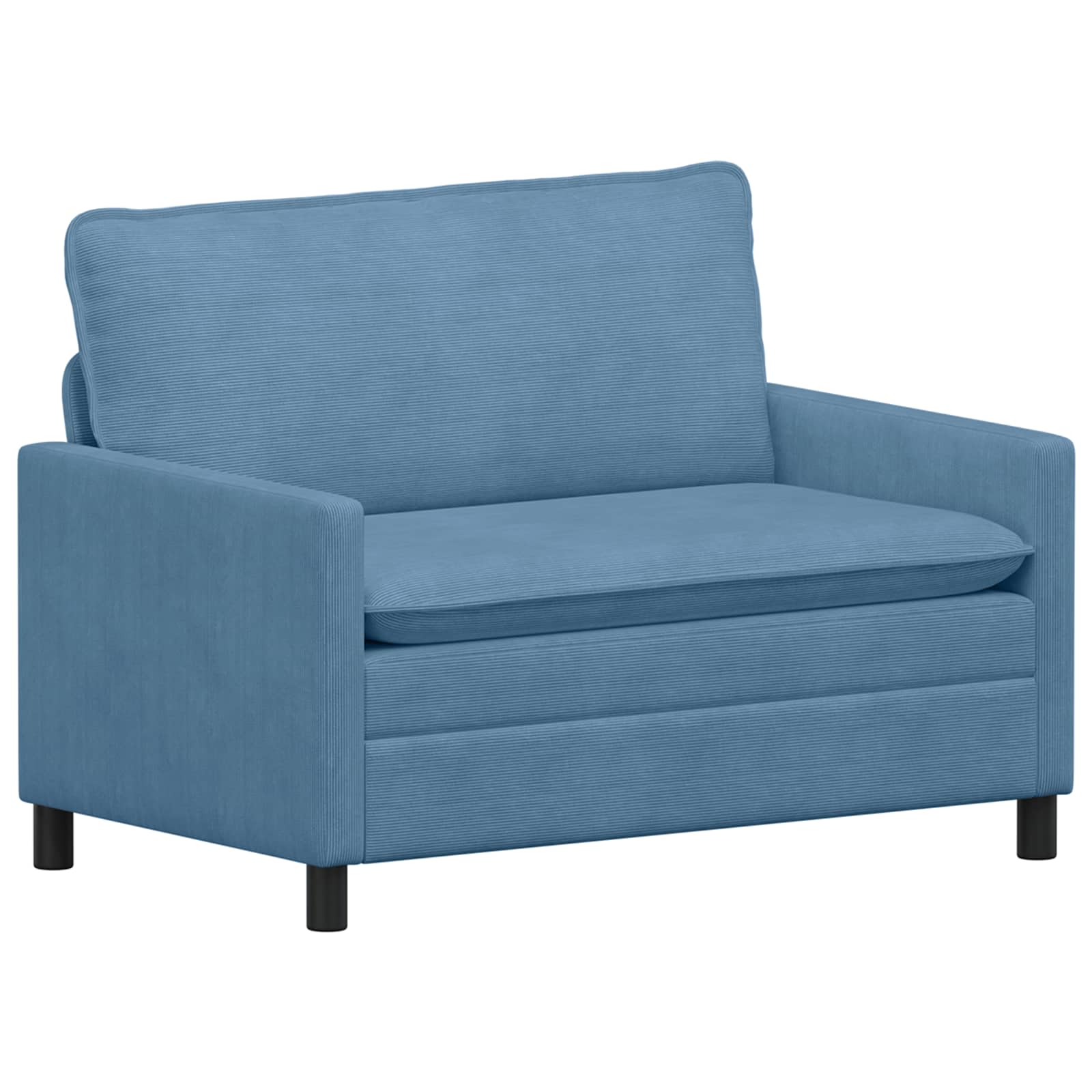 vidaXL Sofa niebieski 126 x 81 x 87,5 cm tkanina