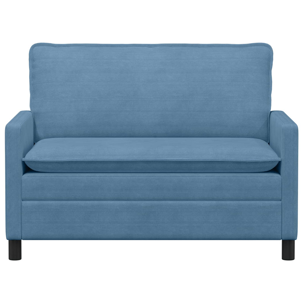 vidaXL Sofa niebieski 126 x 81 x 87,5 cm tkanina