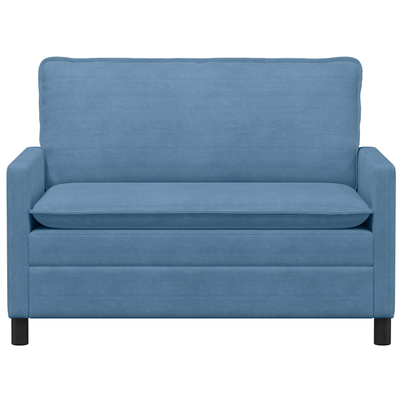 vidaXL Sofa niebieski 126 x 81 x 87,5 cm tkanina