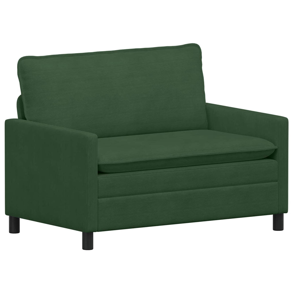vidaXL Sofa Zielony dżungli 126 x 81 x 87,5 cm tkanina