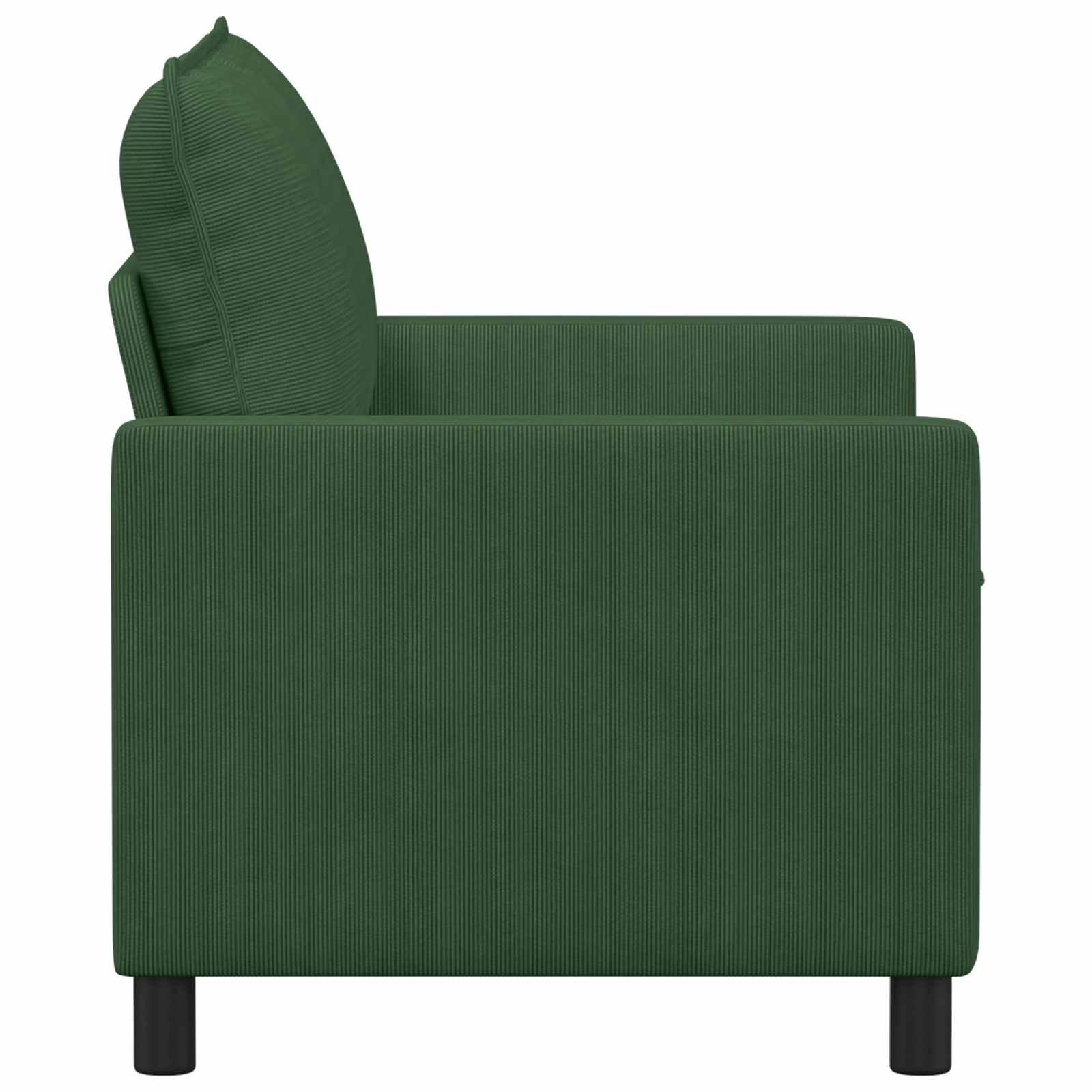 vidaXL Sofa Zielony dżungli 126 x 81 x 87,5 cm tkanina