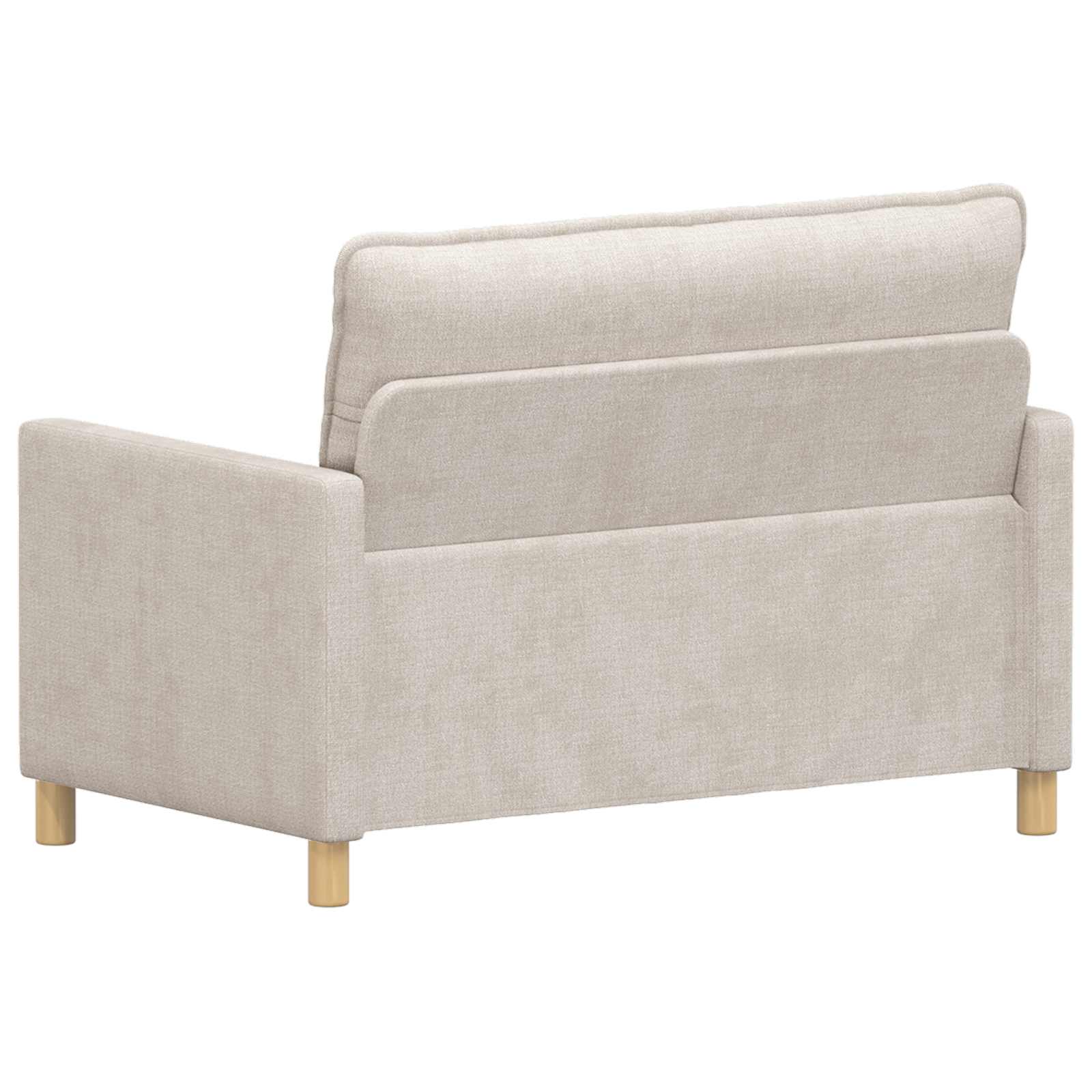 vidaXL Sofa kremowy 126 x 81 x 87,5 cm Poliester