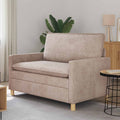 vidaXL Sofa Beżowy 126 x 81 x 87,5 cm Poliester