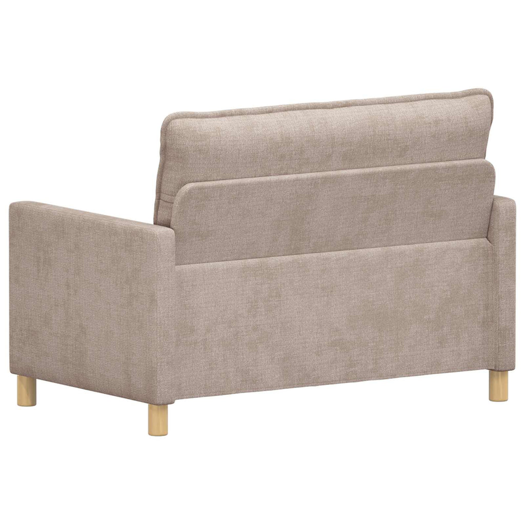 vidaXL Sofa Beżowy 126 x 81 x 87,5 cm Poliester