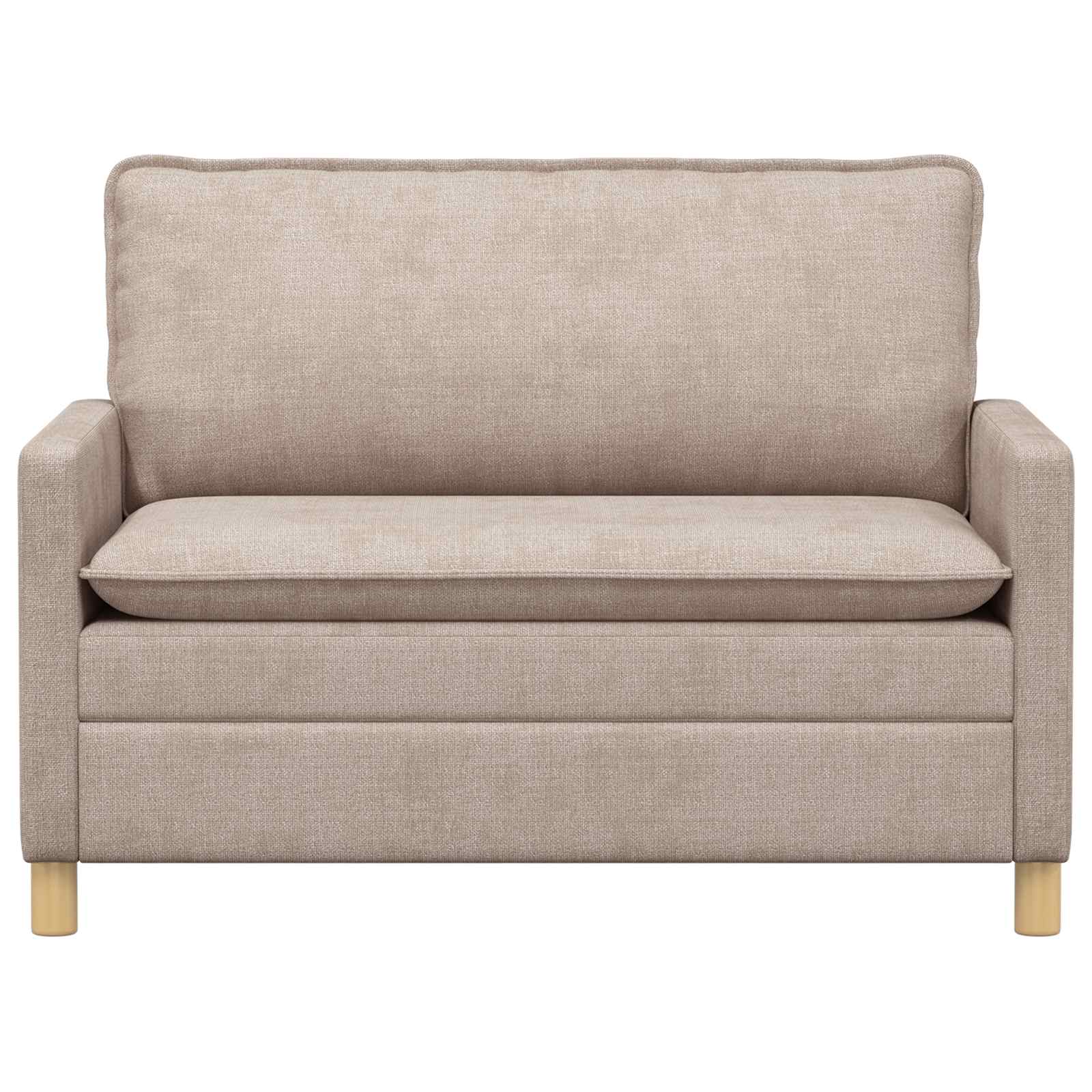 vidaXL Sofa Beżowy 126 x 81 x 87,5 cm Poliester
