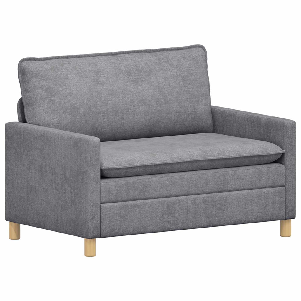 vidaXL Sofa jasnoszary 126 x 81 x 87,5 cm Poliester