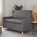 vidaXL Sofa ciemnoszary 126 x 81 x 87,5 cm Poliester