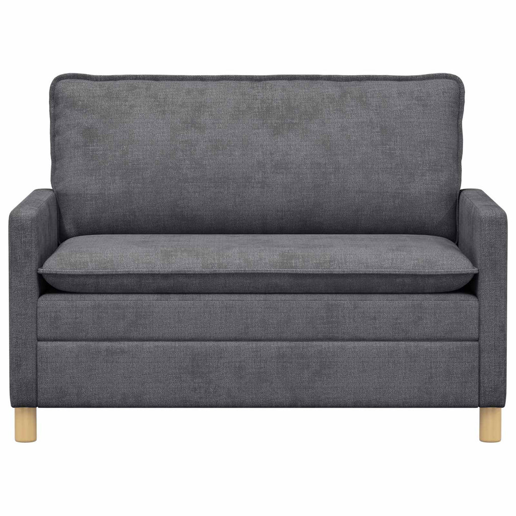 vidaXL Sofa ciemnoszary 126 x 81 x 87,5 cm Poliester