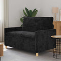 vidaXL Sofa Czarny 126 x 81 x 87,5 cm Poliester