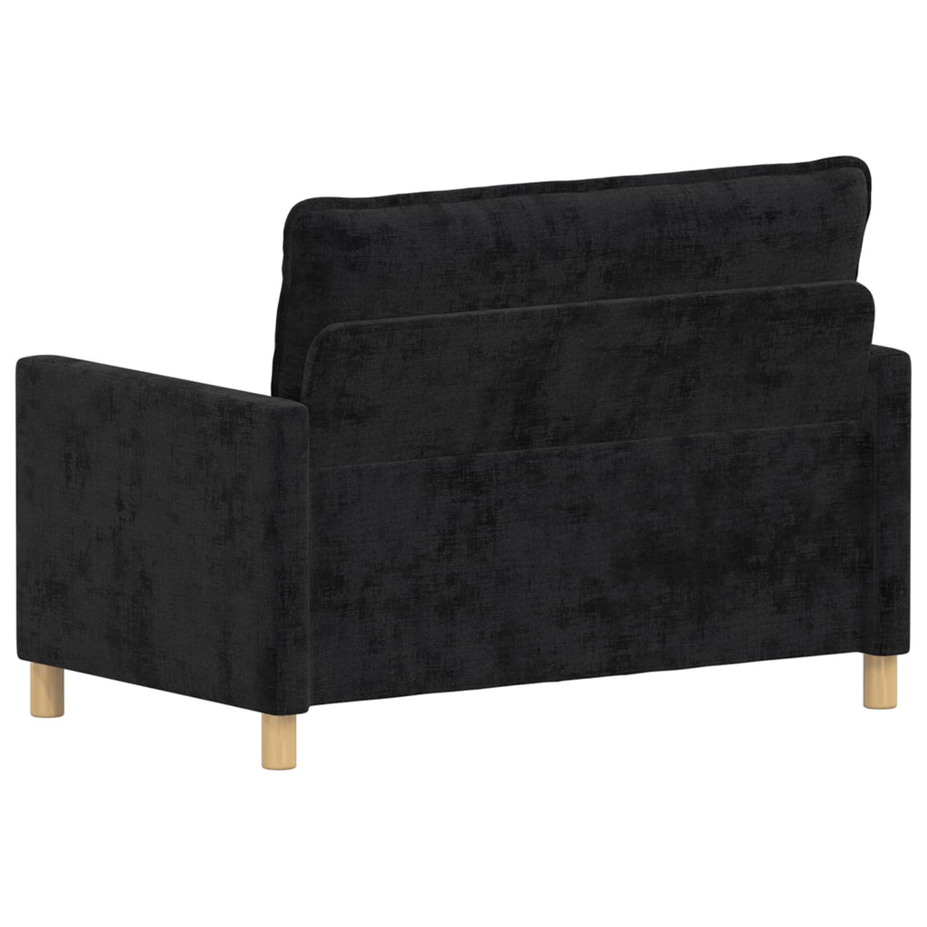 vidaXL Sofa Czarny 126 x 81 x 87,5 cm Poliester