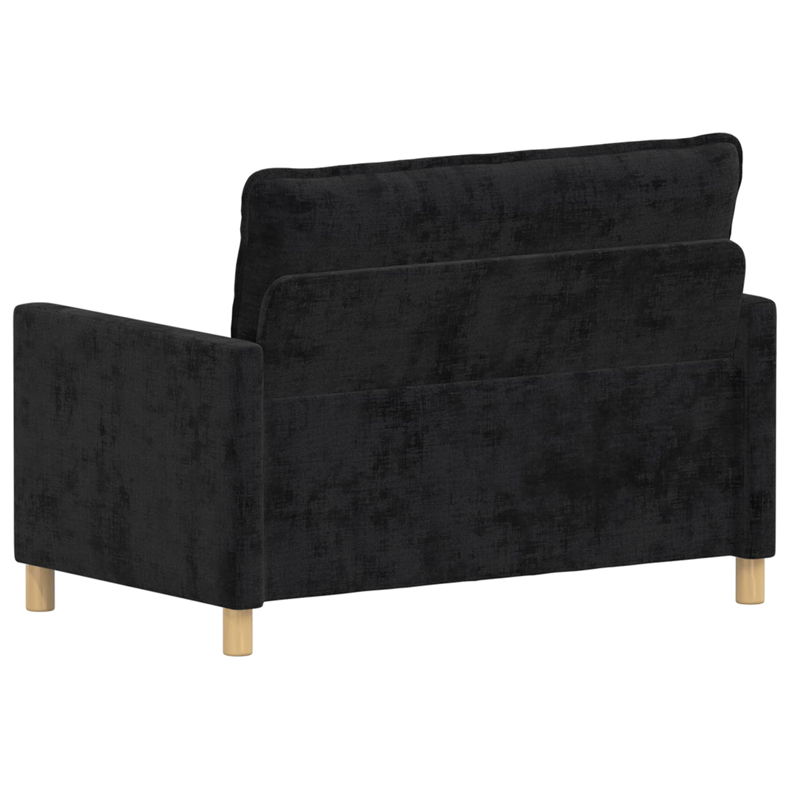 vidaXL Sofa Czarny 126 x 81 x 87,5 cm Poliester