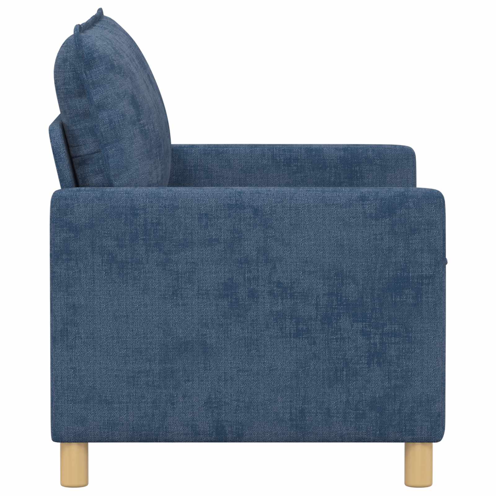 vidaXL Sofa niebieski 126 x 81 x 87,5 cm Poliester