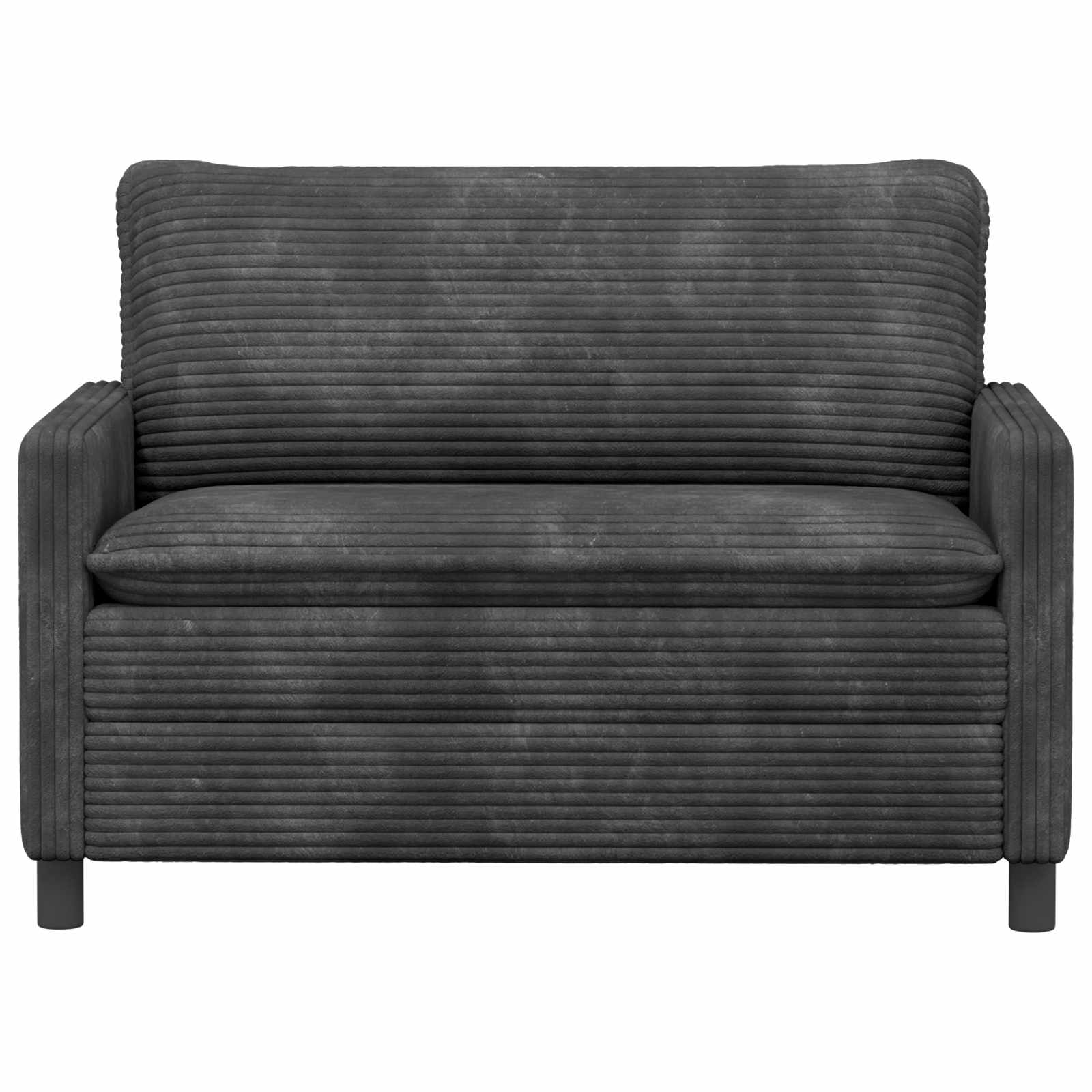 vidaXL Sofa ciemnoszary 126 x 81 x 87,5 cm Poliester