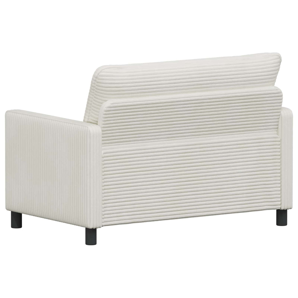vidaXL Sofa kremowy 126 x 81 x 87,5 cm Poliester