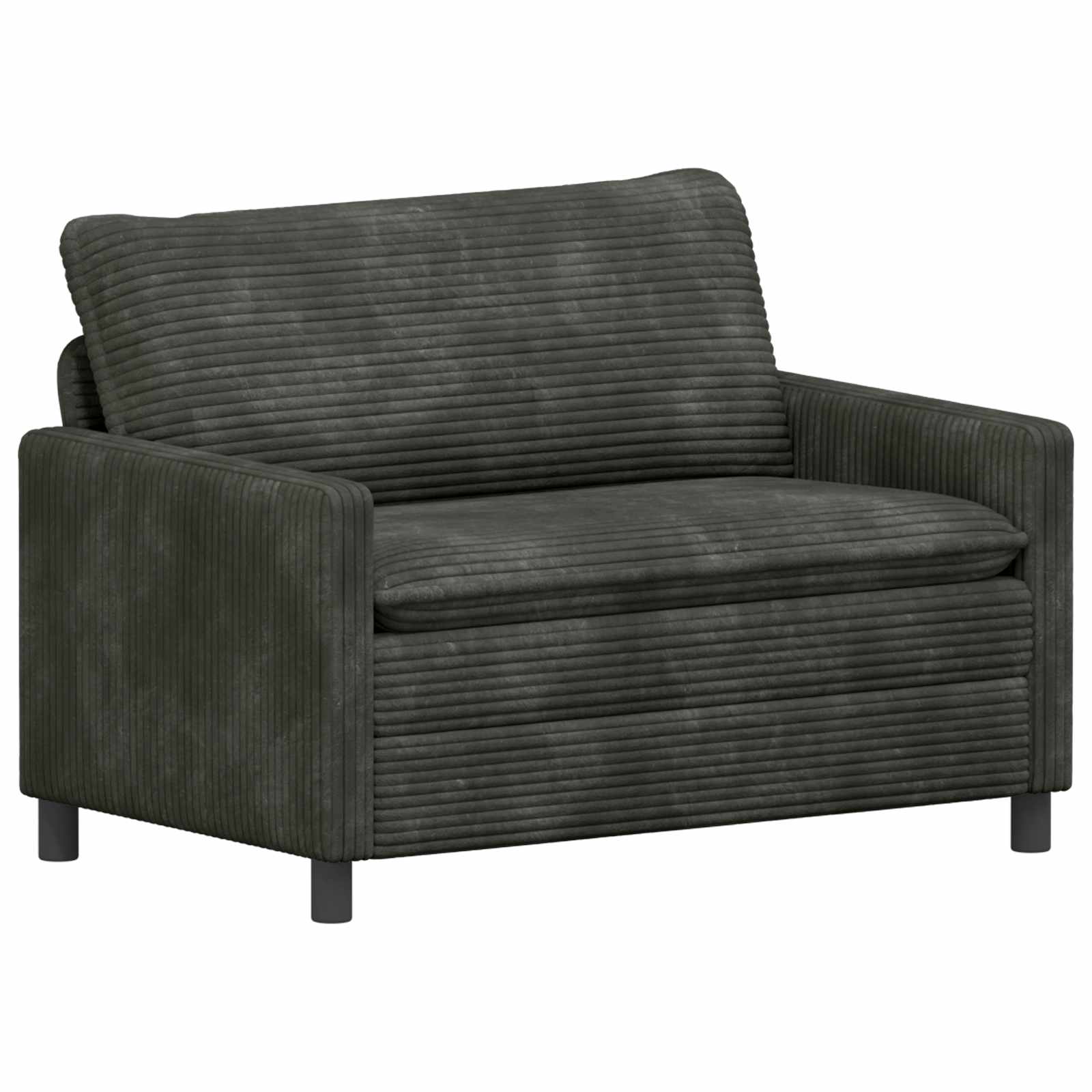 vidaXL Sofa antracytowy 126 x 81 x 87,5 cm Poliester