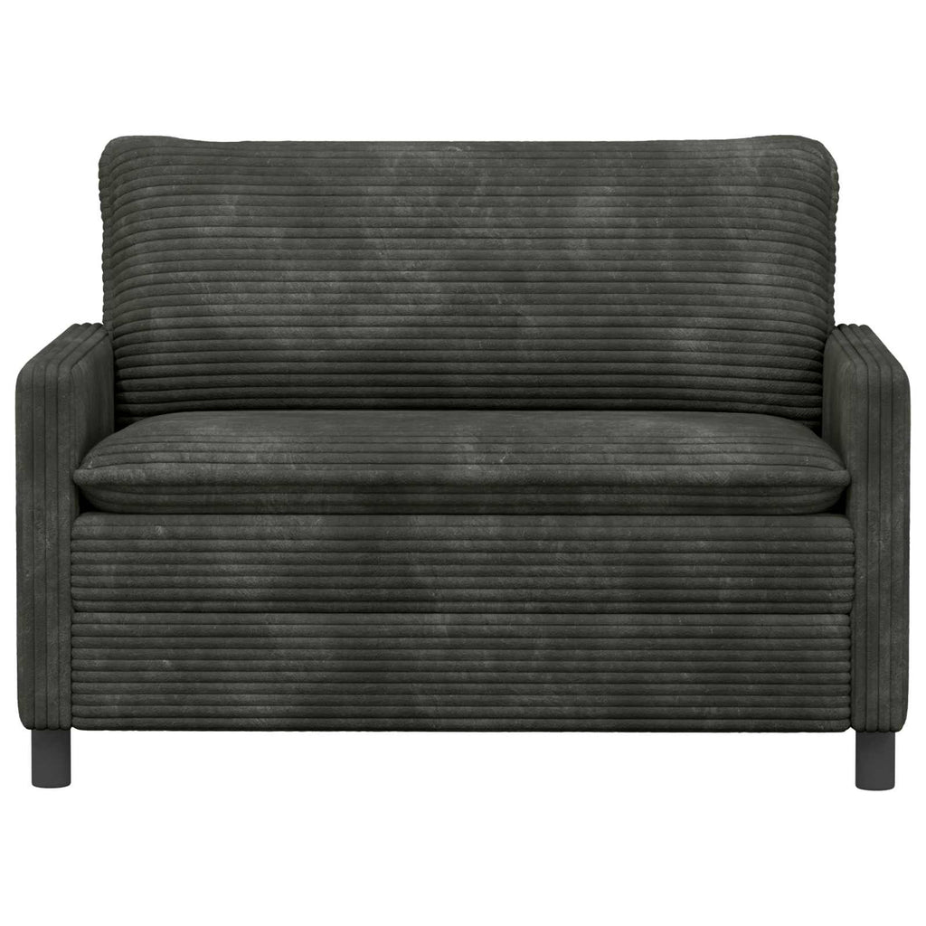 vidaXL Sofa antracytowy 126 x 81 x 87,5 cm Poliester